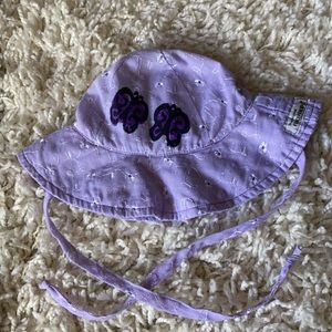 Flap Happy Baby Hat Purple